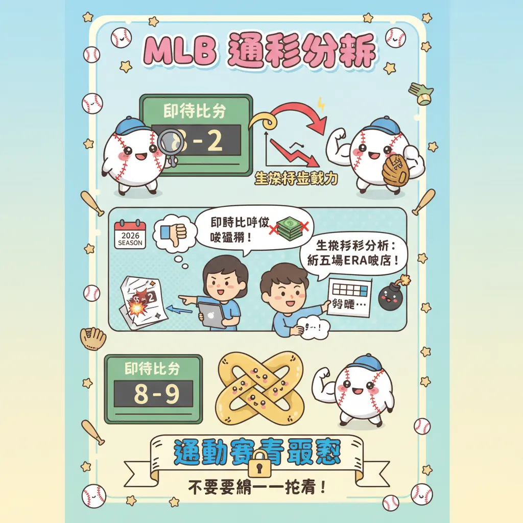 即時比分搭配投手戰力，MLB運彩分析更精準